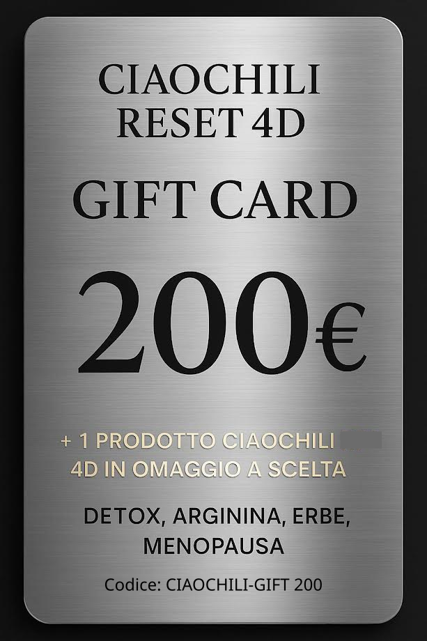 CIAOCHILI RESET 4D – GIFT CARD 200€